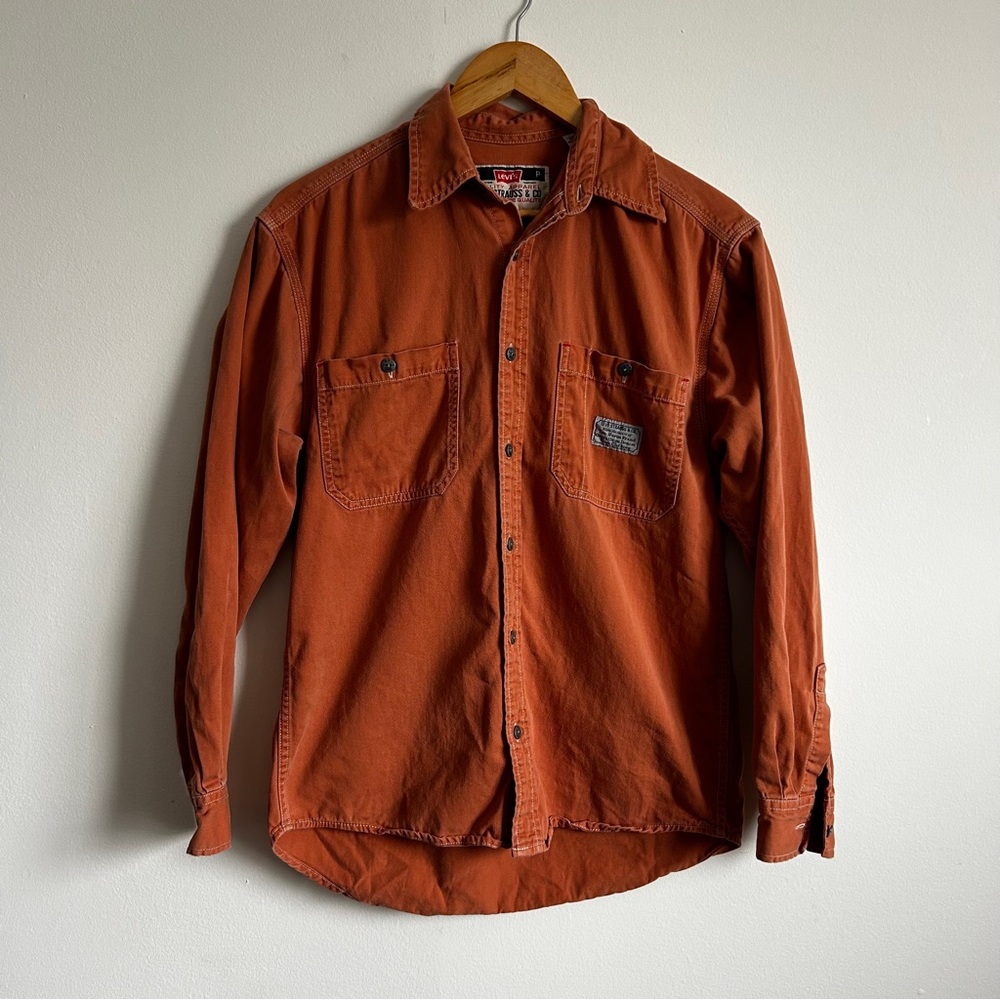 Levi's Orange Cotton‎ Shirt Jacket